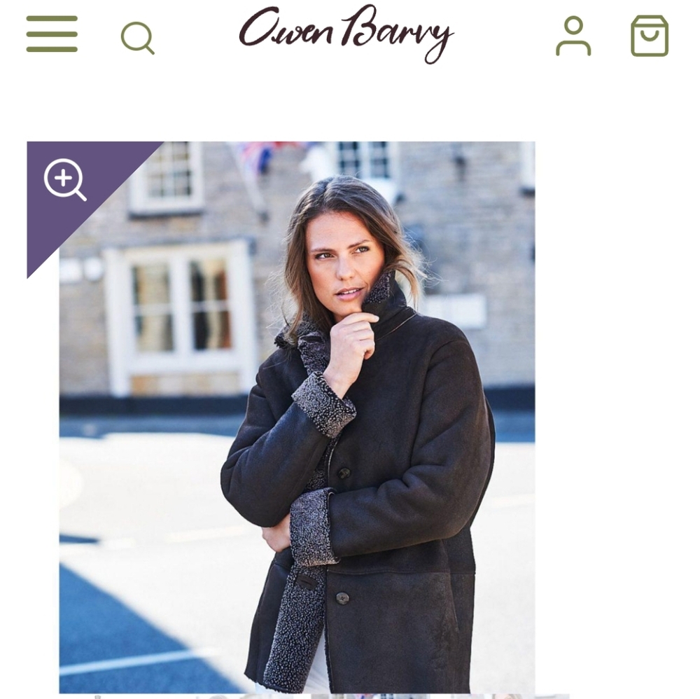 Owen Barry Lambskin and Leather Jacket